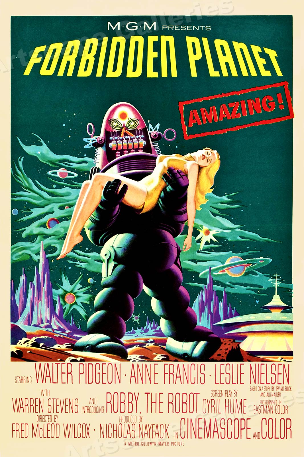 Forbidden Planet Ii Sci Fi B Movie Posters Hot Sex Picture