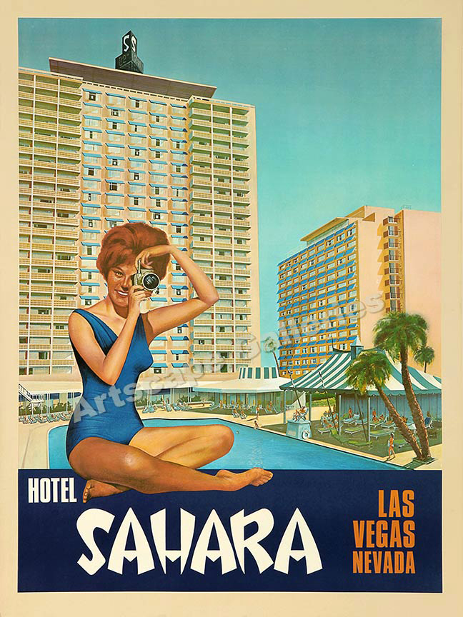 vintage las vegas sahara hotel decanters