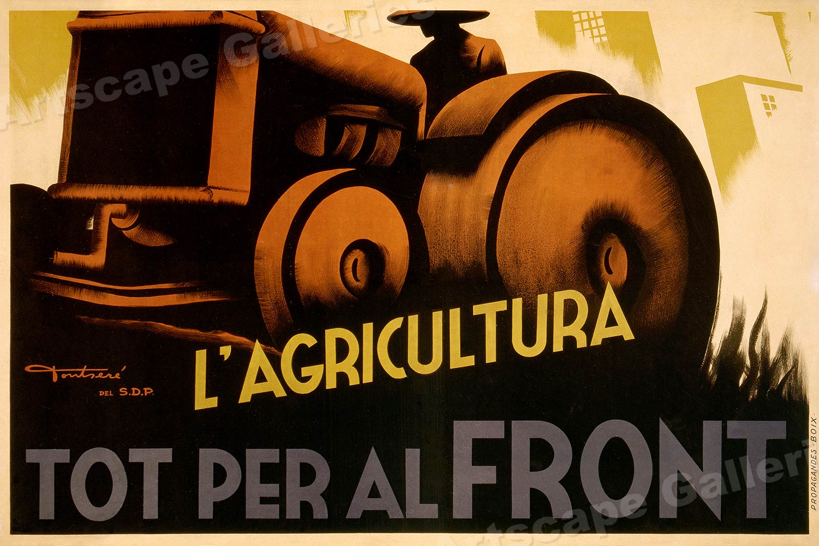 16x24 Orden Republicano 1930s Spanish Civil War Poster
