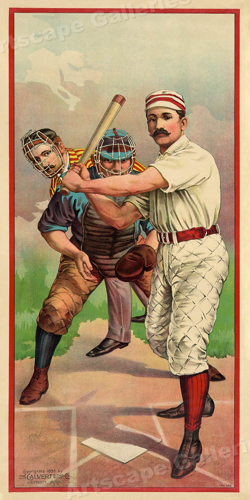 Large PERSONALIZED Vintage Baseball Posters