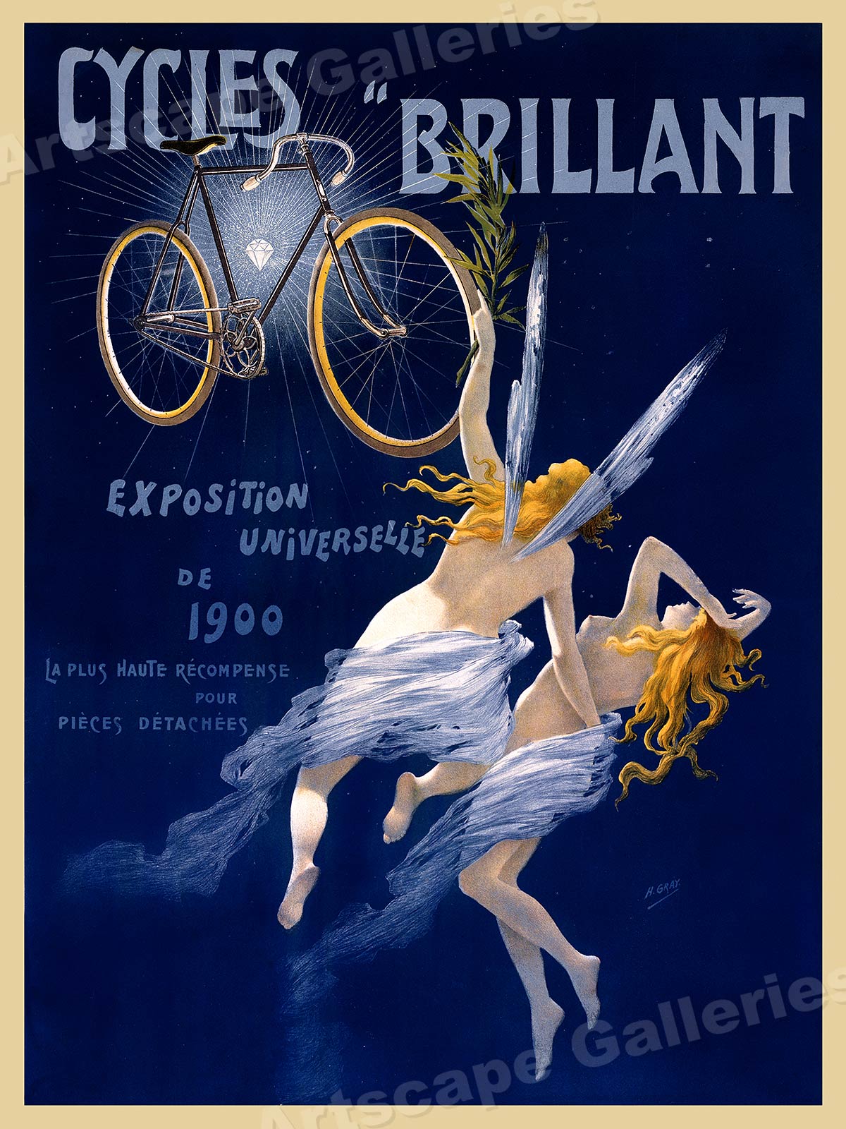 アール・ヌーヴォー　vintage poster Original Vintage Poster STANDARD Sewing Art Nouveau Affiche