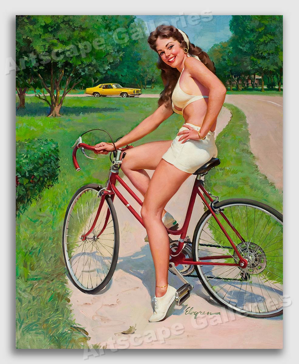 Poster A4 Specialized Shiv Girl Iconic – Design Cinelli, Campagnolo Super Record, Shimano XTR