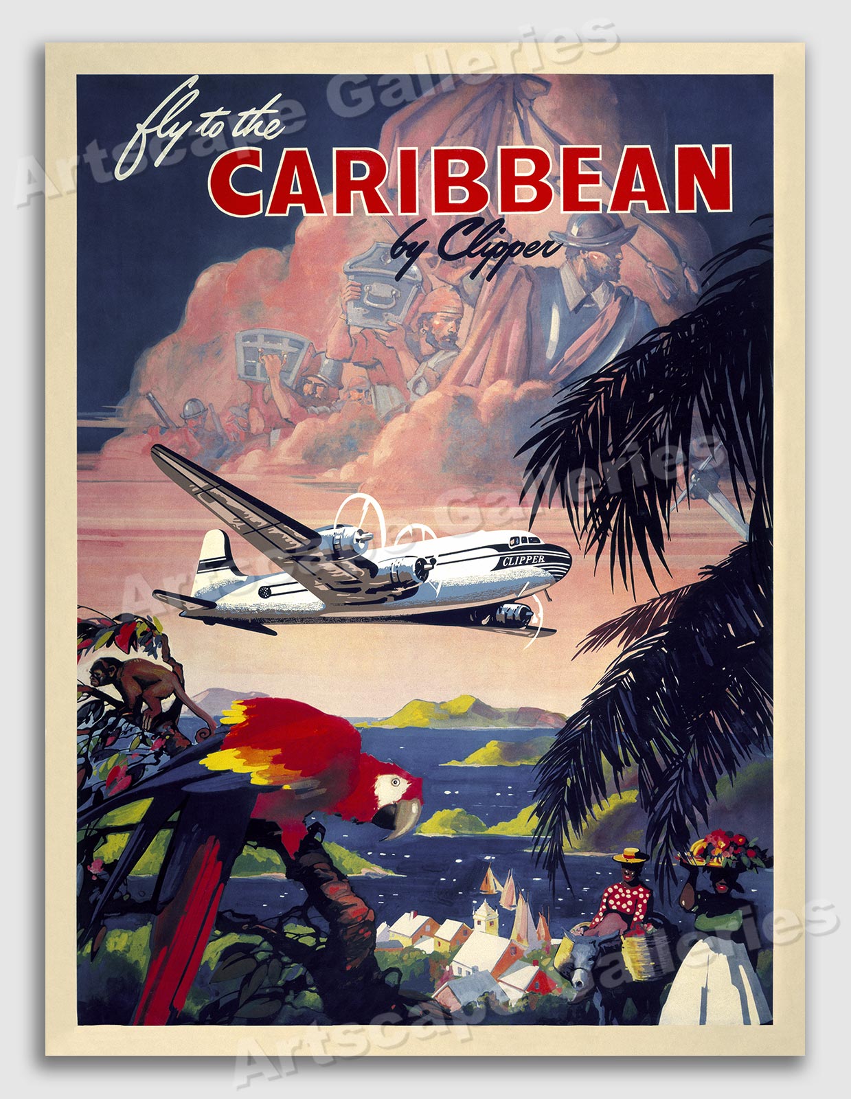 1940s travel posters