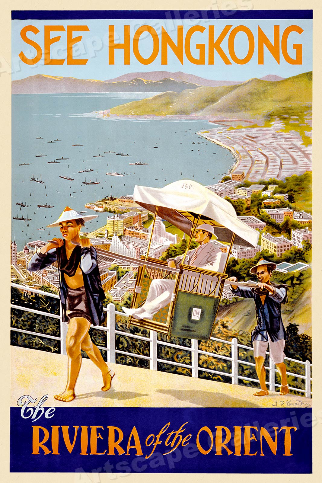 1970s vintage poster USA製 hkriv-G.jpg