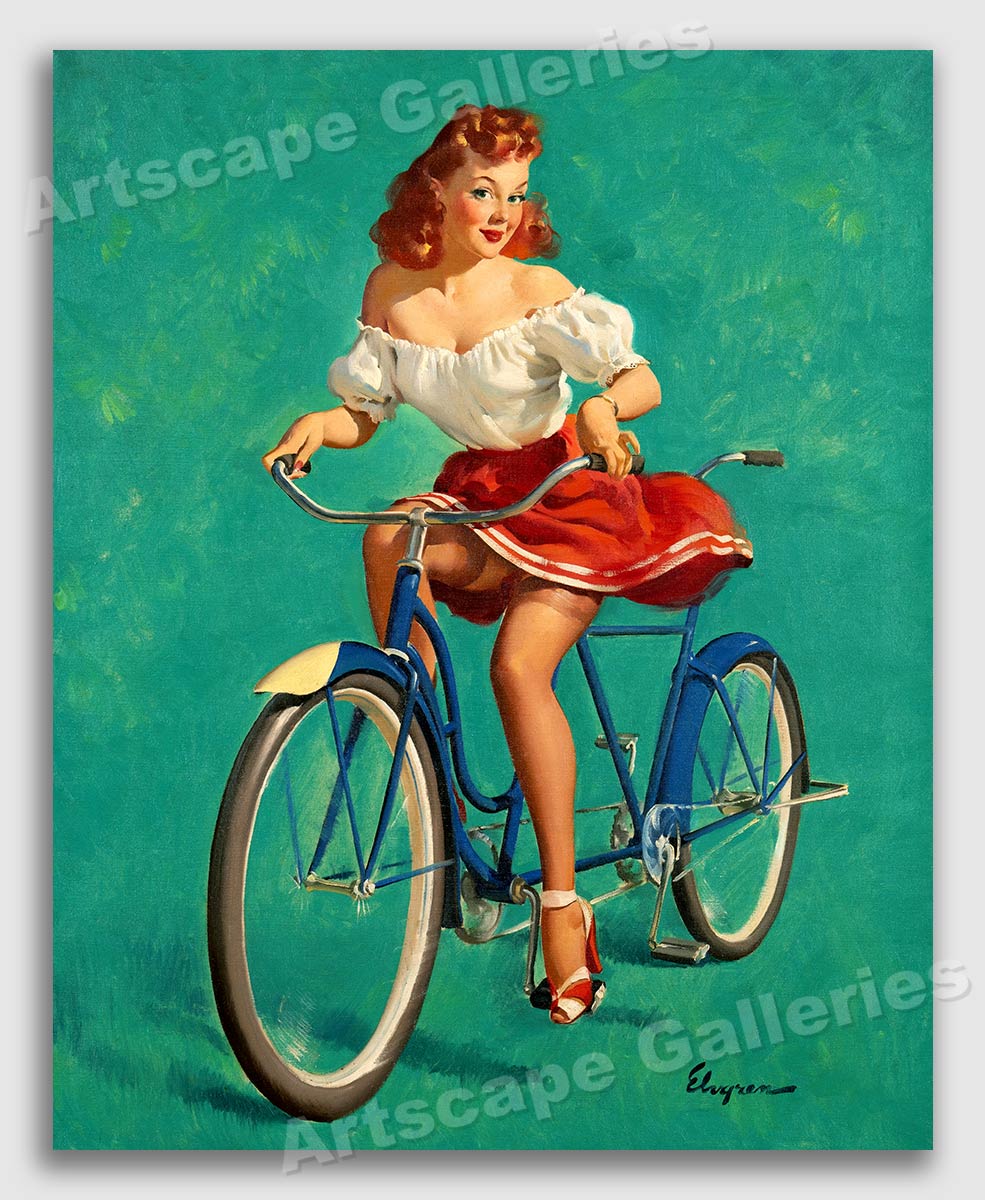 1940s Gil Elvgren PinUp Girl Print 
